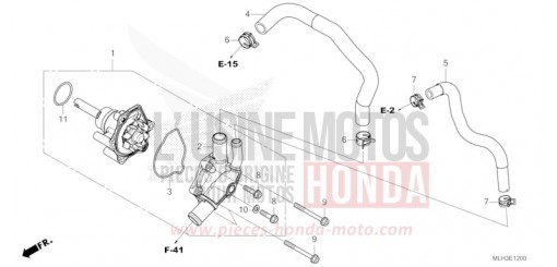 WATER PUMP CMX500A2S de 2025